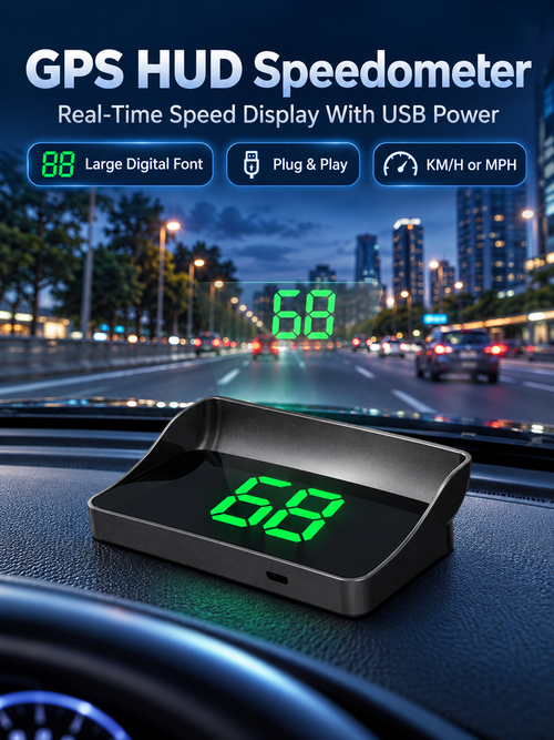🔥In-vehicle head-up display with GPS functionality