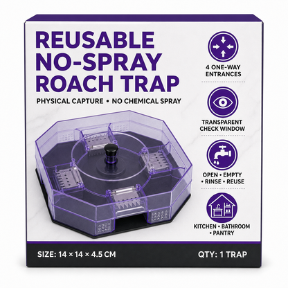 Reusable No-Spray Roach Trap – Chemical-Free