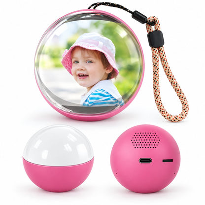 🔮 Magic Video Crystal Ball – Custom WiFi Photo & Video Memory Display