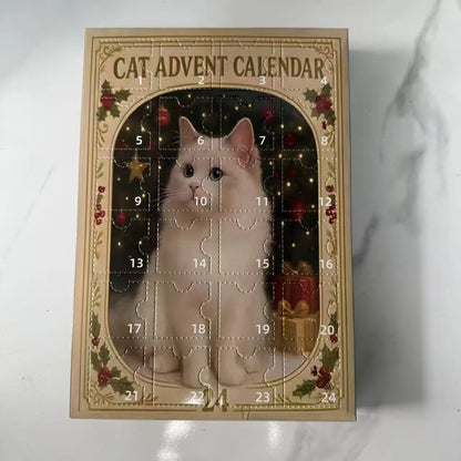 A Christmas Countdown Made for People Who Can Never Have Too Many Cats（2D Flat Style）