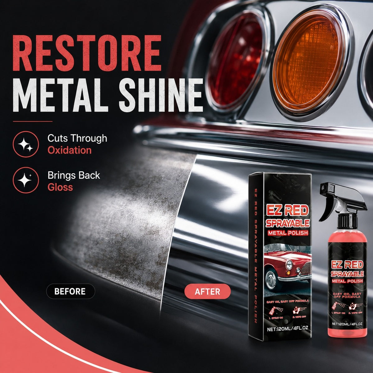 🔥 49% OFF Car Metal Polish & Restorer – Bring Back the Shine🔥