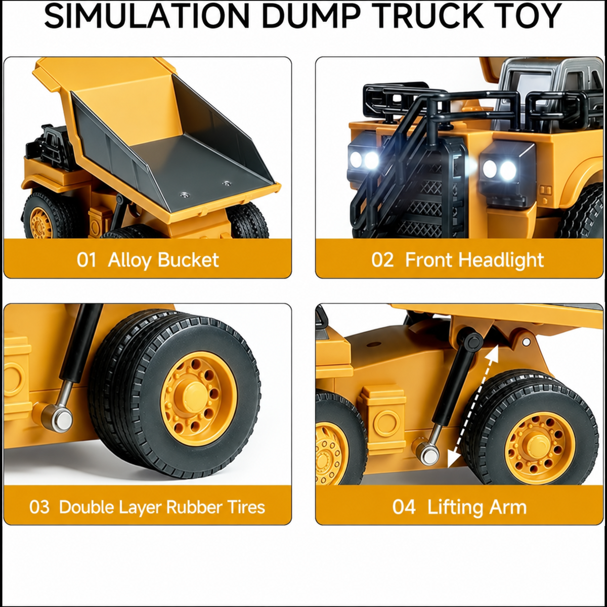 🚜 1:64 Premium Alloy Mini RC Construction Set