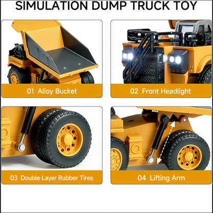 🚜 1:64 Premium Alloy Mini RC Construction Set