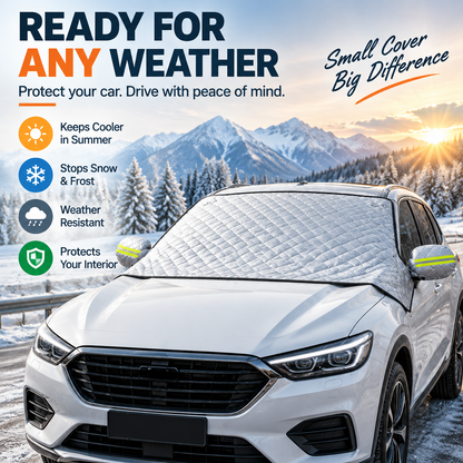 ⭐️ Magnetic Windshield Cover – All-Season Sun, Snow & Frost Protector for Cars, SUVs & Trucks