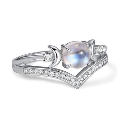 🔮 Enchanted Triple Moon Celestial Ring🌙