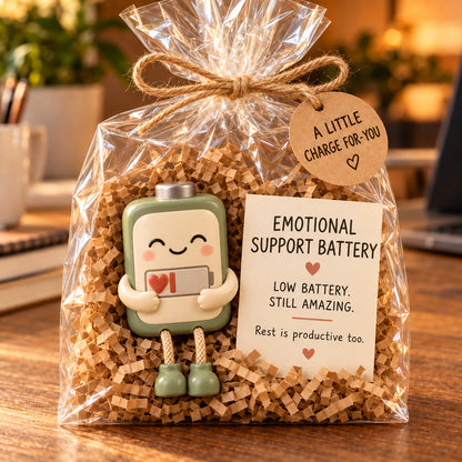 🔥LAST DAY 49% OFF - Emotional Support Desk Companions™ – Funny Coworker Gift with Encouraging Message Card
