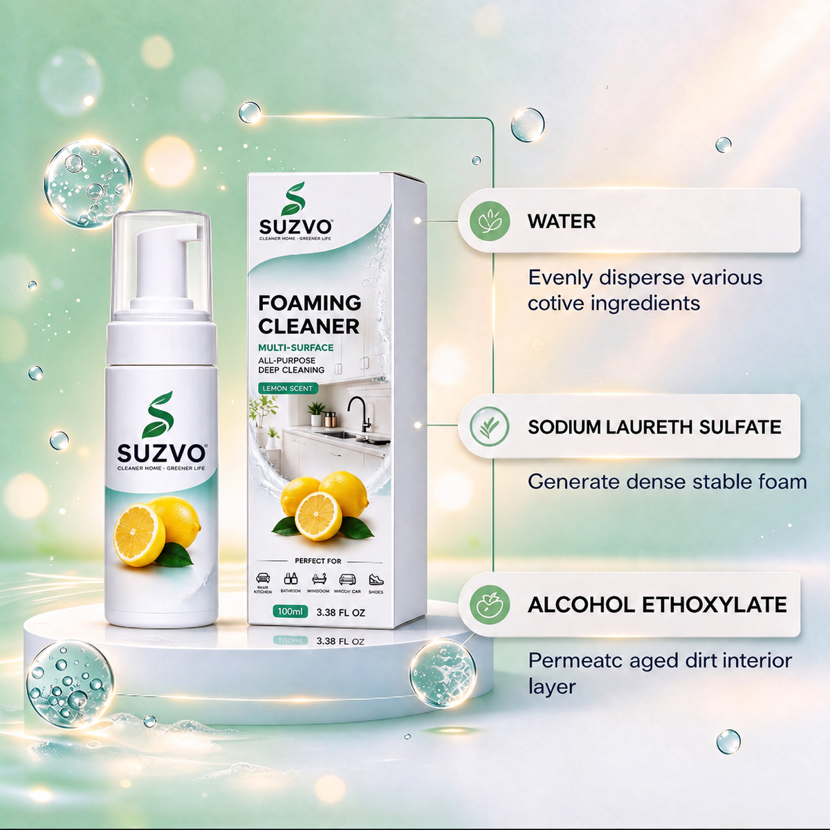Multi-purpose Cleaning Mousse Foaming Cleaner 🧼
