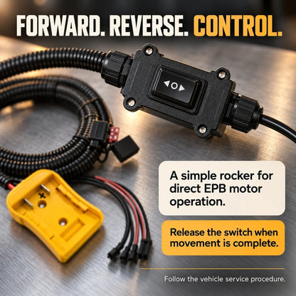 🔧 12–24V EPB Emergency Release & Service Tool – Direct Forward & Reverse Motor Control