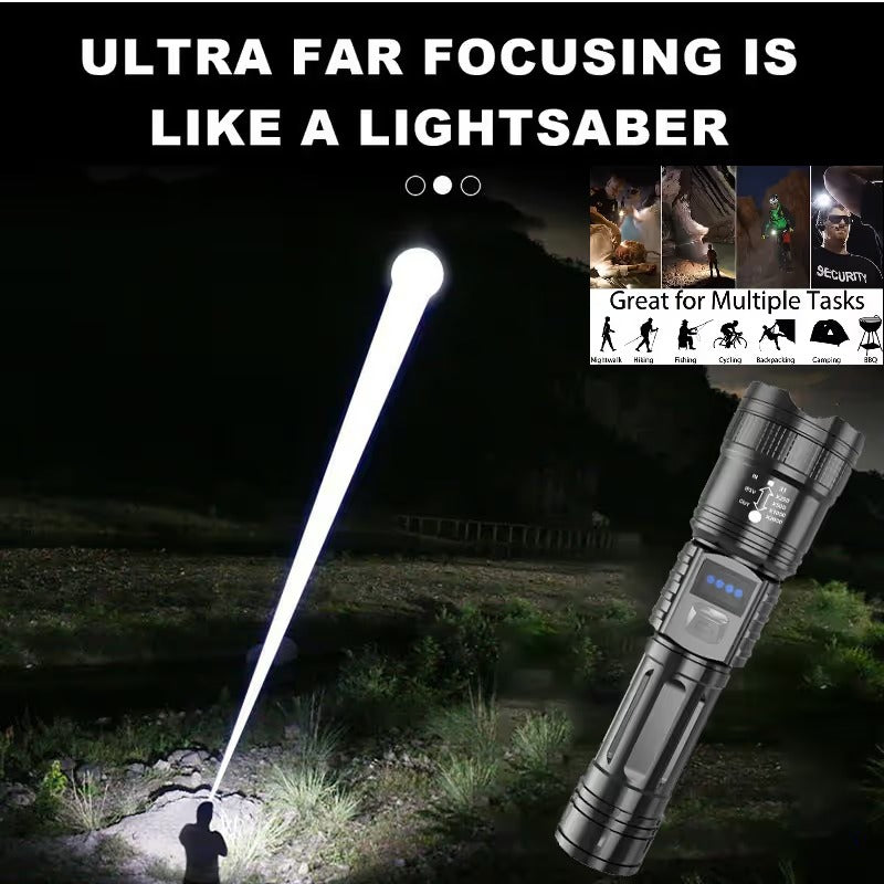 🔥High-power flashlight