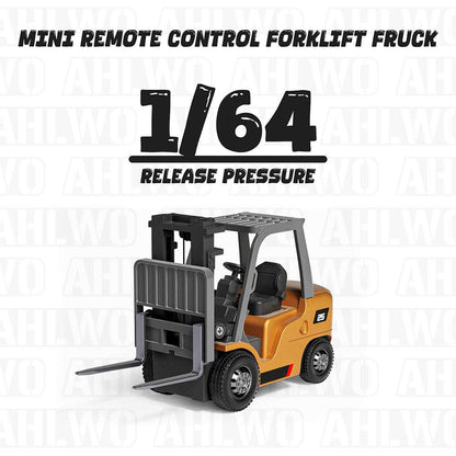Mini Desktop Remote Control Forklift Truck Toy