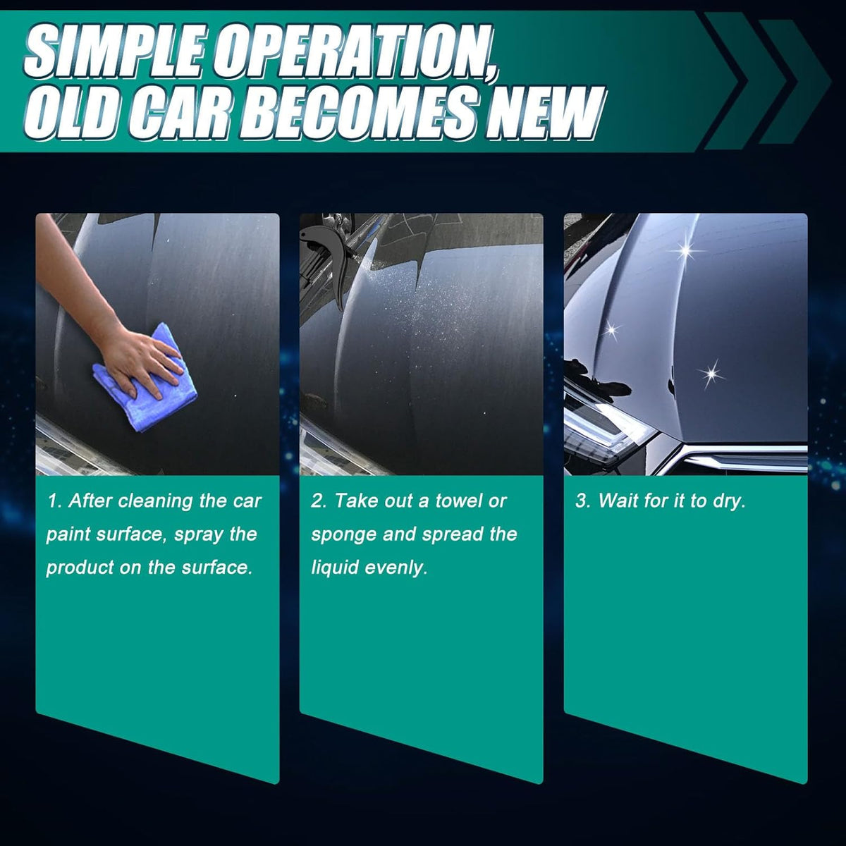 🔥Hot Sale 49% OFF!!🔥Ceramic Coating Pro for automobiles | Instant Shine & Waterless Protection-EQ