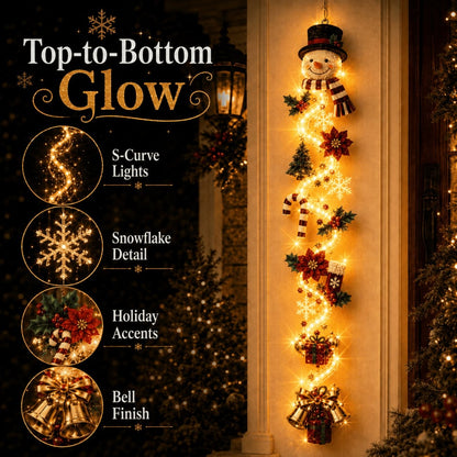 ⏳ Last Day 49% OFF – 🎄 Glowing Christmas Door Hanger
