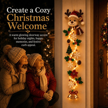 ⏳ Last Day 49% OFF – 🎄 Glowing Christmas Door Hanger