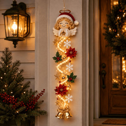 ⏳ Last Day 49% OFF – 🎄 Glowing Christmas Door Hanger