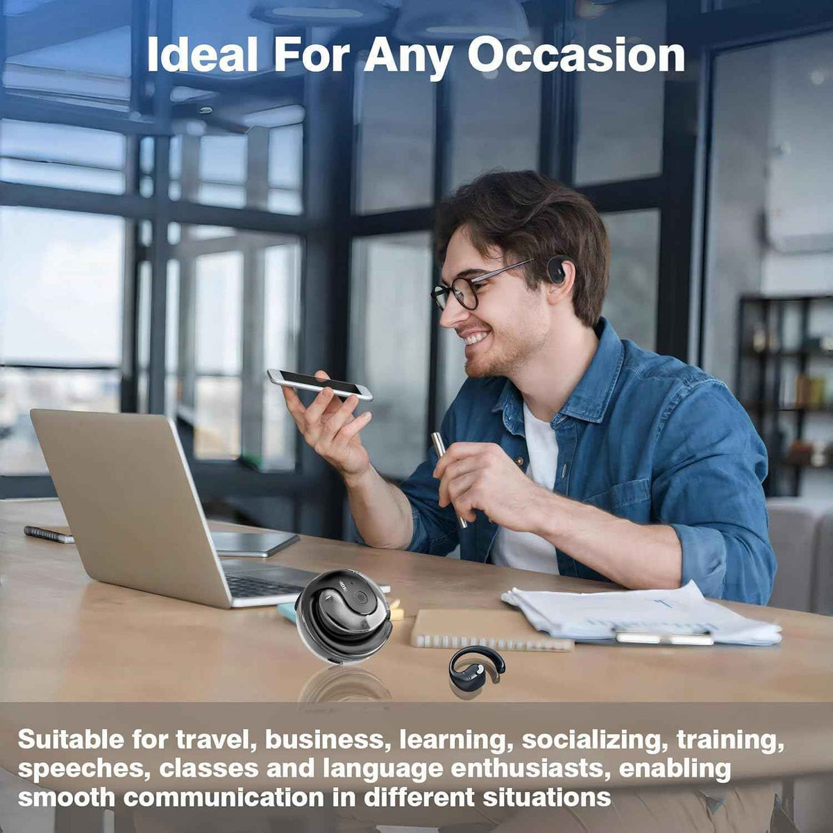 Limited 40% off🔥Wireless Translation Earbuds -⚡