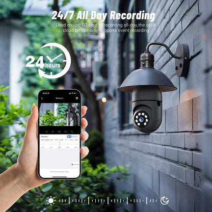 Smart AI Light Bulb Camera