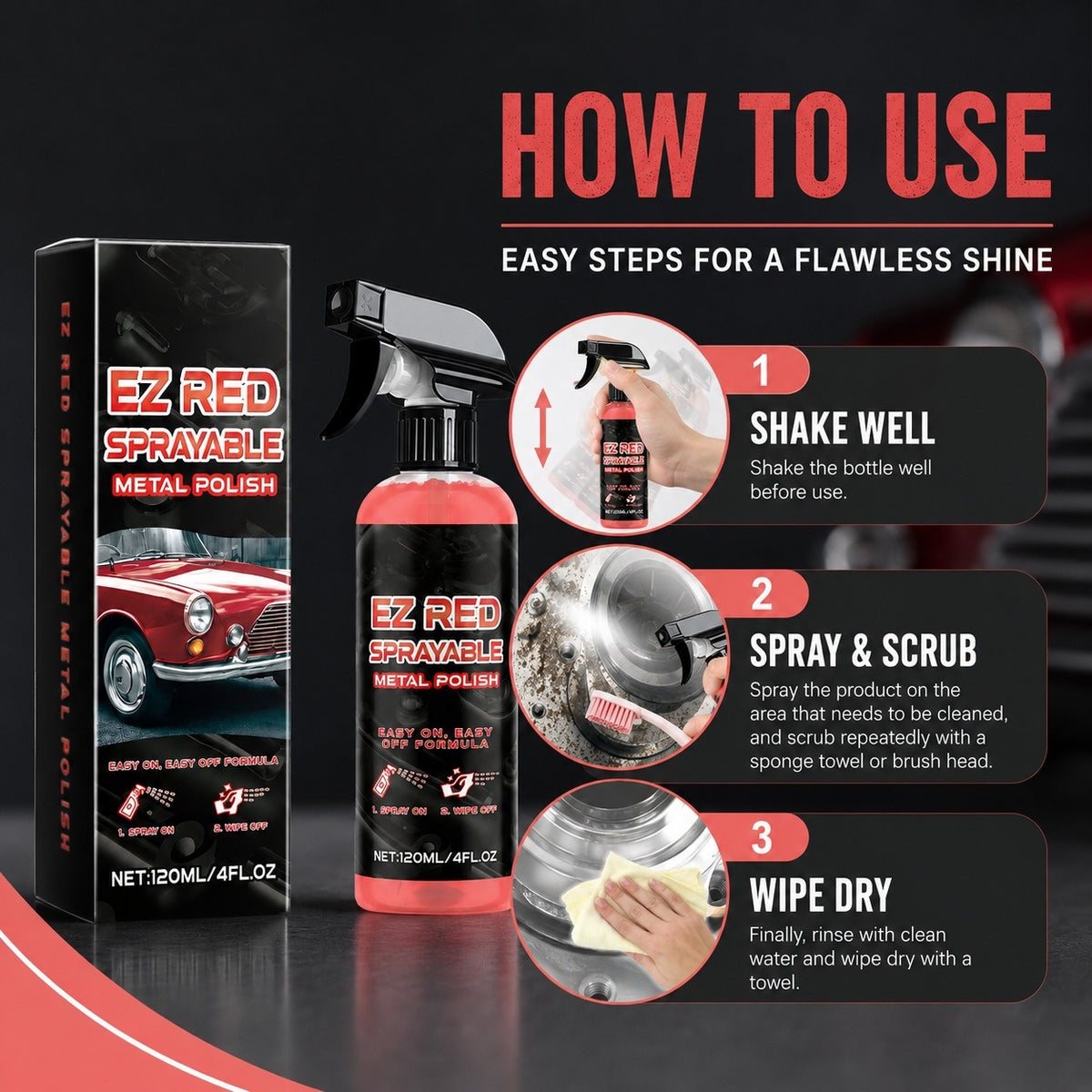 🔥 49% OFF Car Metal Polish & Restorer – Bring Back the Shine🔥