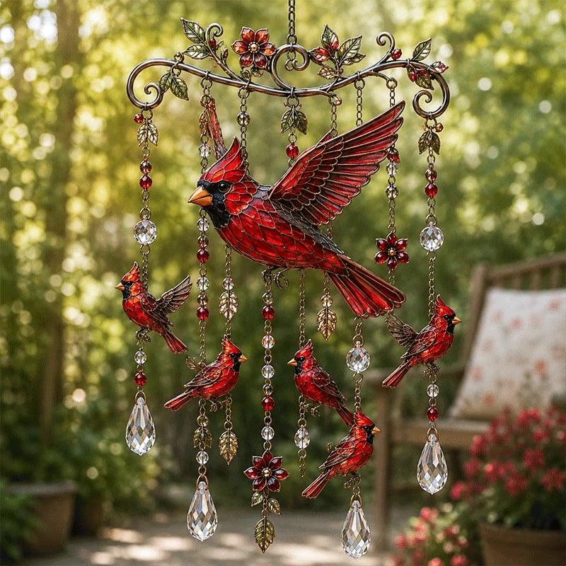 🔥 49% OFF – Hummingbird Crystal Wind Chime & Garden Suncatcher 🐦✨
