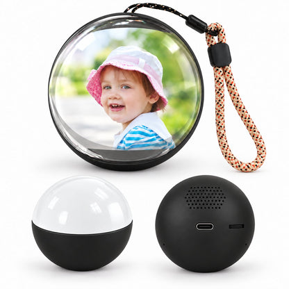 🔮 Magic Video Crystal Ball – Custom WiFi Photo & Video Memory Display