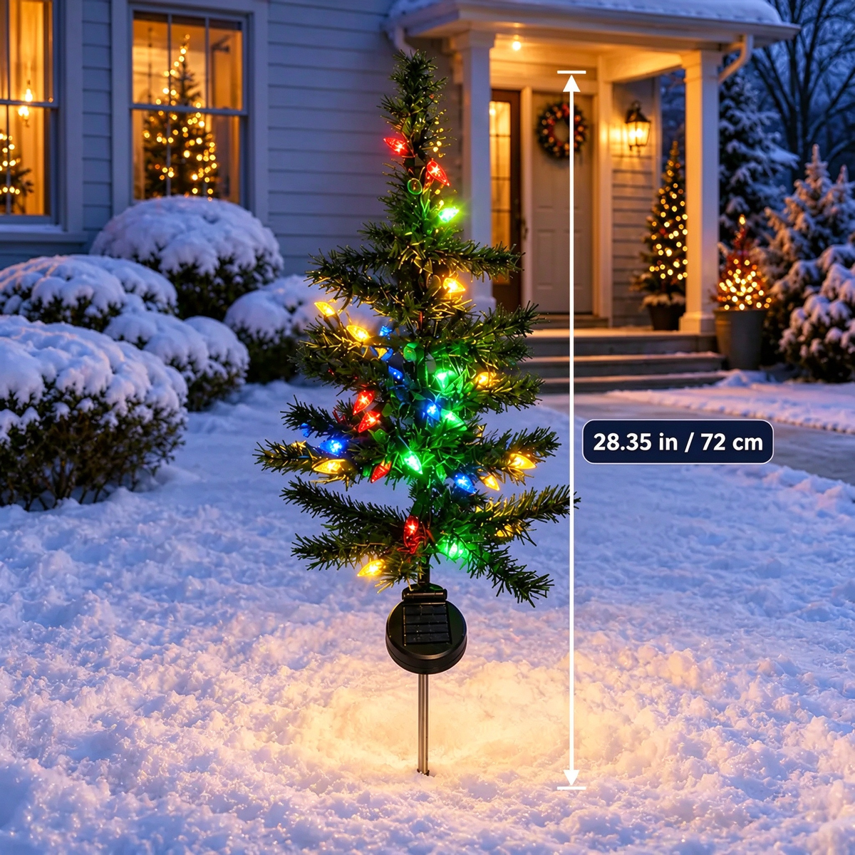 🎄LED-lit Christmas tree ornament