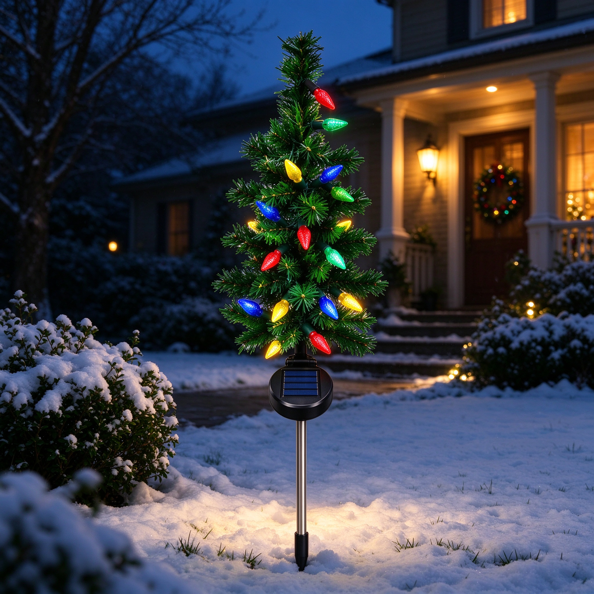 🎄LED-lit Christmas tree ornament