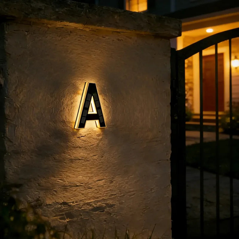 Make Your Home Easy to Find ✨ Solar LED House Numbers