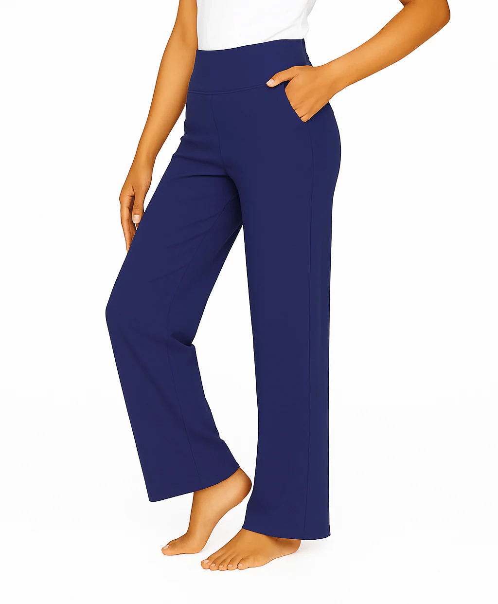 🌞Summer Hot Sale🔥Loose High-Waist Business Casual Pants Yoga Pants