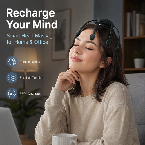 🐙 Smart Octopus Head Massager – Electric Scalp Relaxation & Massage Device