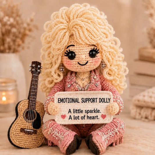 ⏳ Last Day 49% OFF – ❤️ Emotional Support Handmade Crochet Doll | 3 Heartwarming Styles with Encouraging Message Cards for Friendship, Comfort & Meaningful Gifts 🧶