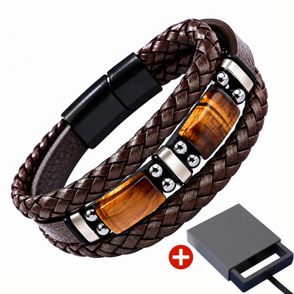 Braided PU Leather Bracelet