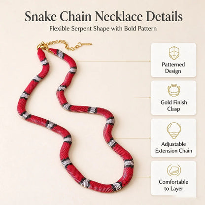 🔥🔥🔥 Last Day 50% OFF🐍Serpent Statement Necklace – A Symbol of Mystery & Power