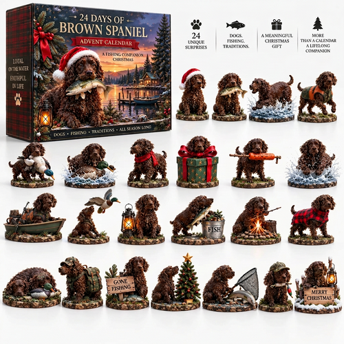 🎣🐾24 Days of Brown Spaniel Life – A Fishing Companion Christmas Collection