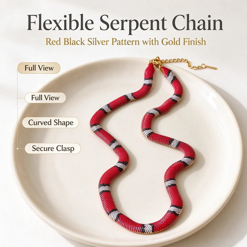 🔥🔥🔥 Last Day 50% OFF🐍Serpent Statement Necklace – A Symbol of Mystery & Power