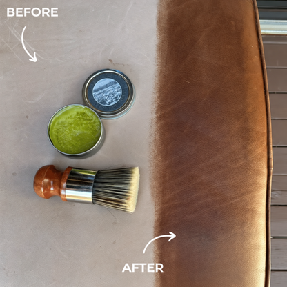 Multipurpose Leather Scratch Repair Wax with Free Applicator Brush