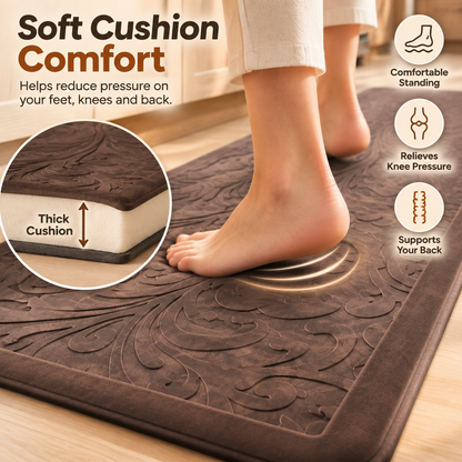 🏆 Cushioned Kitchen Mat Runner – Comfort Meets Kitchen Style