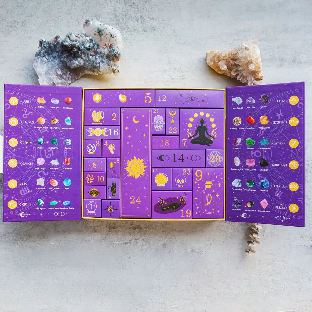 🔥🎃Reiki Crystal Halloween Countdown Gift Box🔮The Magic of Healing and Energy Transfer!