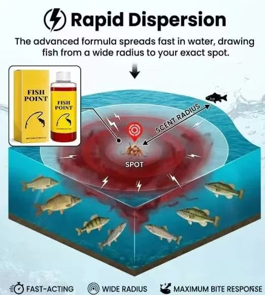 Concentrated Fish Attractant Liquid – 🐟Fast-Acting Red Worm Formula