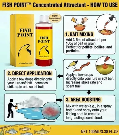 Concentrated Fish Attractant Liquid – 🐟Fast-Acting Red Worm Formula