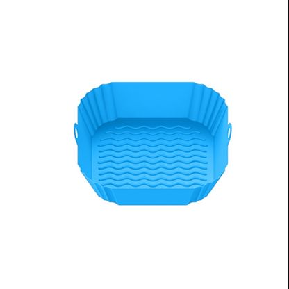 Reusable Air Fryer Silicone Liner 🍟 – 8' Nonstick Cooking Basket Insert