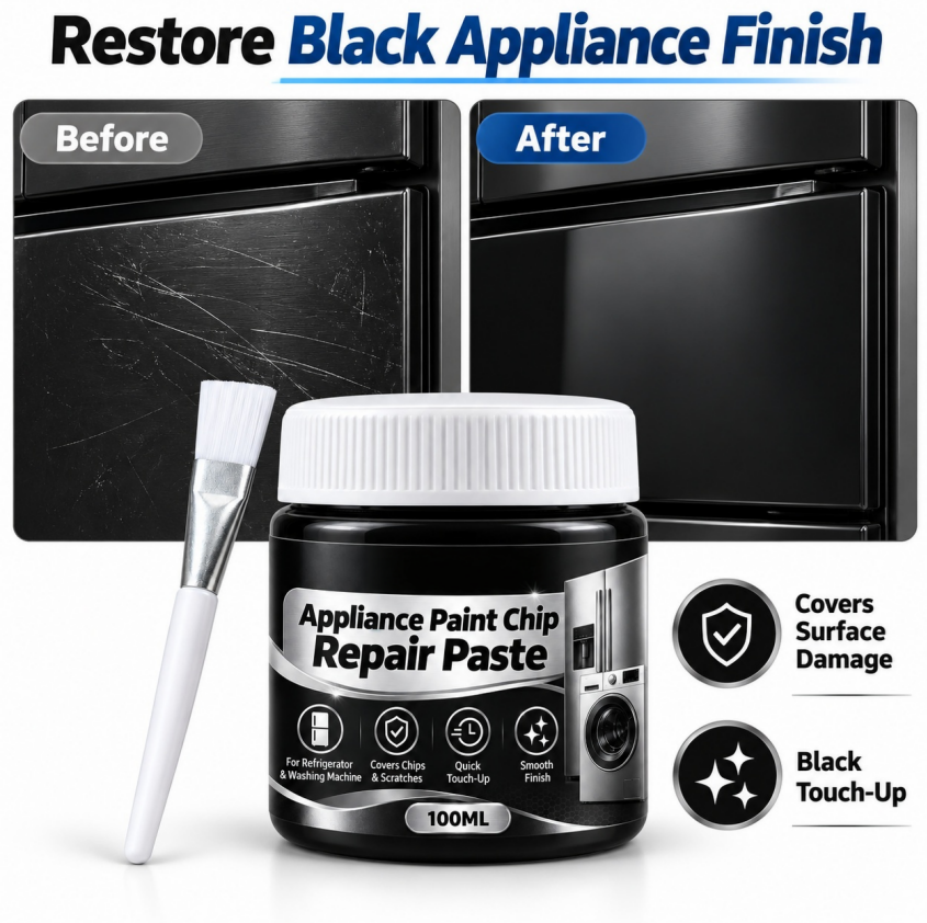 ✨50% OFF NOW! Metal Chrome Polish & Restorer Paste with Brush – Heavy-Duty Chrome Polishing Cream, Oxidation Remover for Car Wheels, Metal Trim, Faucets & Chrome Surfaces