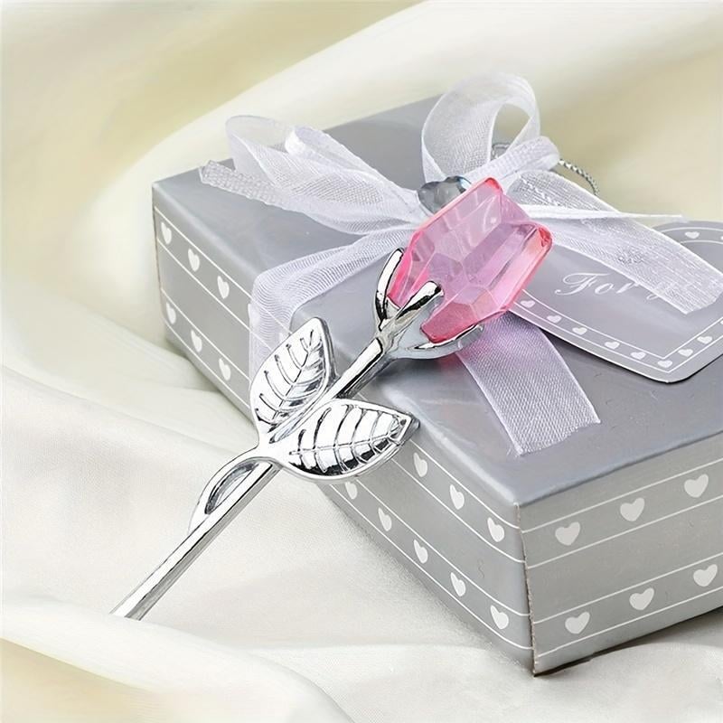 💖Eternal Love Metal Crystal Rose Timeless Gift for Valentine's Day, Mother's Day, Birthdays, and Anniversaries Water-Resistant