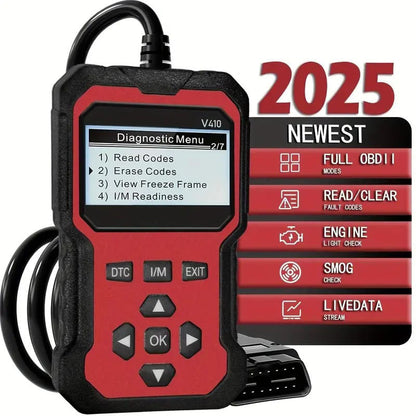 💥2026 Newest Enhanced Universal Scanner V410 Car Engine Fault Code Reader Diagnostic Tool