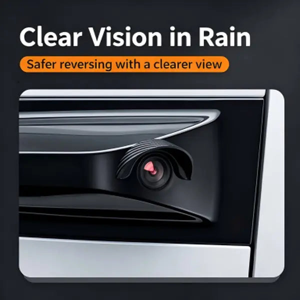 4pcs Car Rear‑View Camera Rain Shield Waterproof Protector Hood Rain‑Proof Visor Accessory for Car Side & Rear Camera