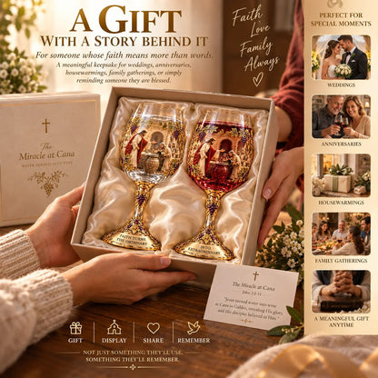 ✝️  🎁Two Glasses. One Miracle. A Story Worth Keeping