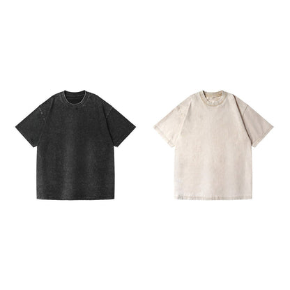 Best Seller 🔥 Vintage Washed Oversized T-Shirt | Unisex Drop Shoulder Streetwear Tee