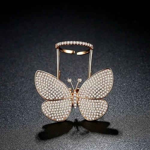 🦋💎The Butterfly Ring That Flutters When You Move