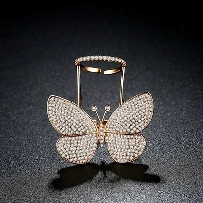🦋💎The Butterfly Ring That Flutters When You Move