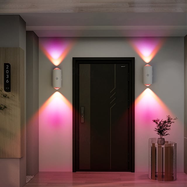💡🌈Smart LED Motion Sensor Night Light – RGB Gradient Dimmable Wall Lamp