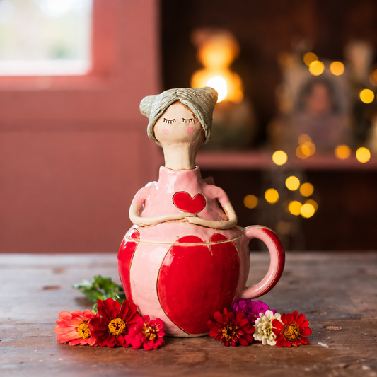 🧚 Handmade Fairy Storage Jar & Mug – Magical Whimsical Decor & Unique Gift for Fairy Lovers 🎁