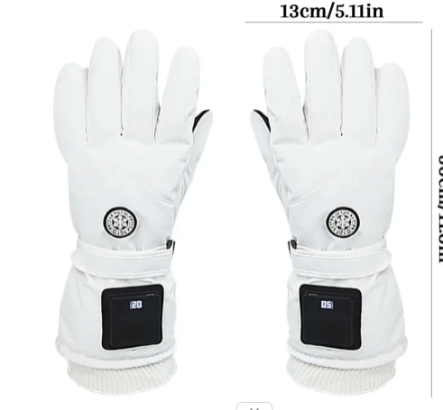 🔥 Rechargeable Heated Gloves – 3 Heat Settings, Touchscreen & Waterproof Winter Gloves